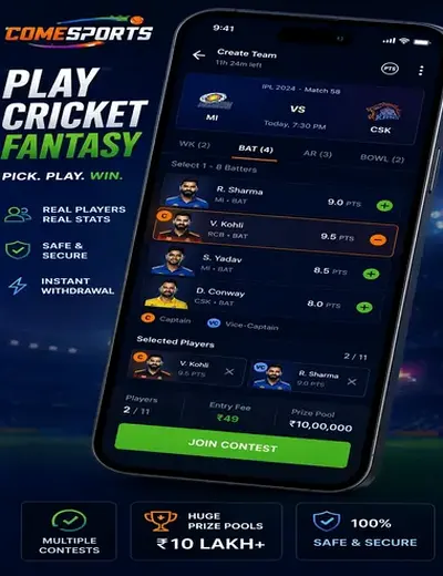 Mainratan (main ratan chart) fantasy cricket & matchday visual 2